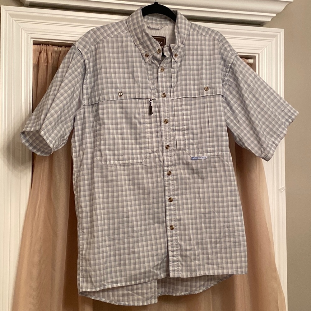 Drake Featherlite plaid wing shooter mens S
